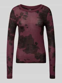 G-Star Raw Shirt met lange mouwen en geribde ronde hals