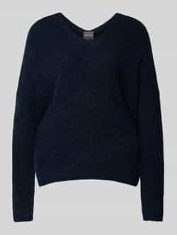 MOS MOSH Gebreide pullover met V-hals model 'THORA'