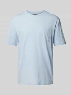 Marc O'Polo T-Shirt Slubs Lichtblauw