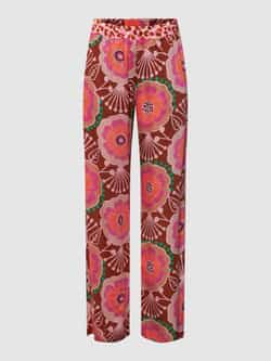 Milano italy Stoffen broek met all-over motief