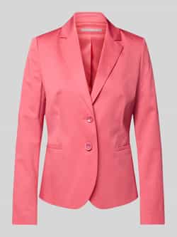 Christian Berg Woman Selection Regular fit blazer met reverskraag en paspelzakken