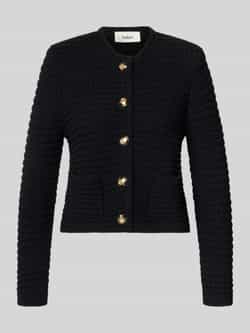 Bash Gebreid jack met structuurmotief model 'GASPARD'