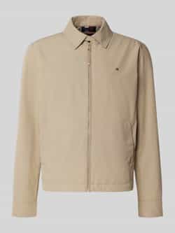 Tommy Hilfiger Regular fit blouson met platte kraag
