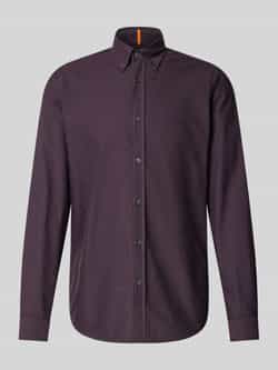 Boss Orange Regular fit vrijetijdsoverhemd met button-downkraag model 'Rickert