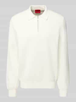HUGO Relaxed fit gebreide pullover van puur katoen model 'SAN PAULEY-C'