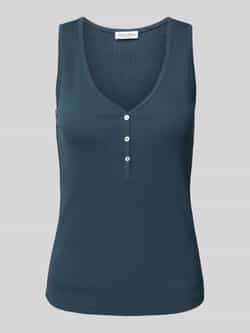 Marc O'Polo Slim fit tanktop van katoenmix