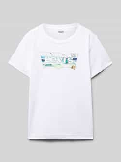 Levi s Kids T-shirt met labelprint