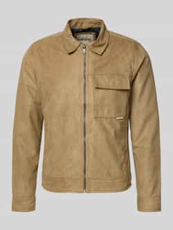 Blend Jack in leerlook met borstzak model 'HELGER'