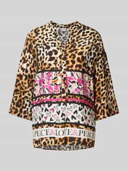 Emily Van den Bergh Blouseshirt met all-over motief