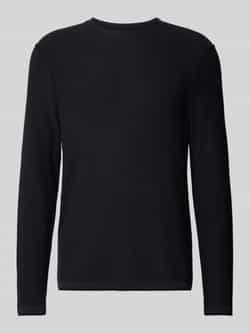 Marc O'Polo Regular fit gebreide pullover van een mix van katoen viscose en linnen