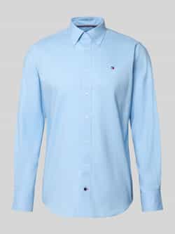 Tommy Hilfiger Regular fit zakelijk overhemd van puur katoen