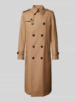 Windsor Lange jas met platte kraag model 'Trenticio'