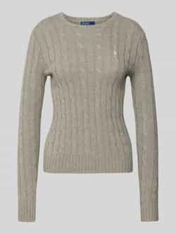 Polo Ralph Lauren Gebreide pullover met kabelpatroon model 'JULIANNA'