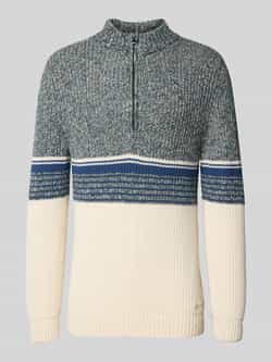 RAGMAN Slim fit schipperstrui in gebreide look model 'Mouline'