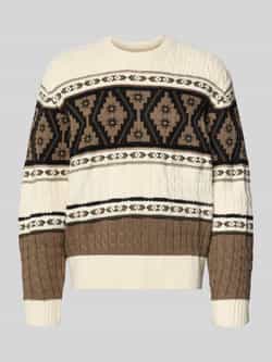 Redefined Rebel Gebreide pullover in all-over look model 'HENSON'
