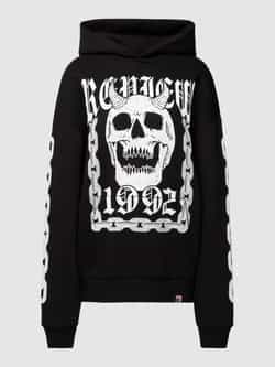 Review Hoodie met GRUNGE-print