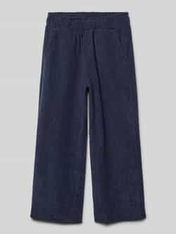 BLUE SEVEN Wide fit corduroy broek met elastische band
