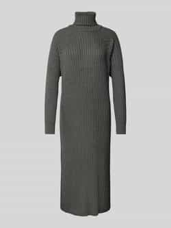 Y.A.S. Dames Jurken Yasmavi Knit Midi Rollneck Dress Grijs