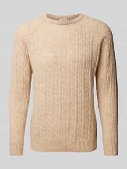 Lindbergh Gebreide pullover met ribboorden