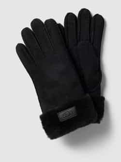 Ugg Handschoenen van lamswol met labelpatch
