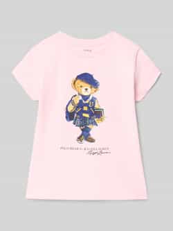 Polo Ralph Lauren Kids T-shirt met motiefprint en ronde hals