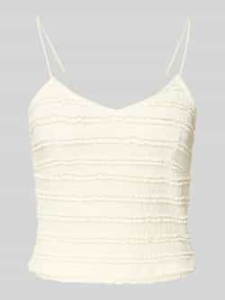 Only Shaped fit korte top met spaghettibandjes model 'GAYLE'