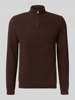 Superdry Gebreide pullover met opstaande kraag