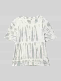 Garcia T-shirt met geribde ronde hals