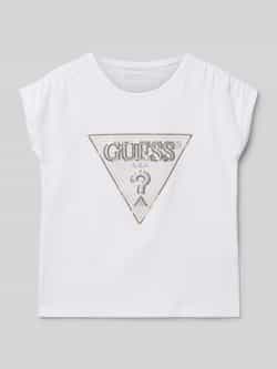 Guess T-shirt met pailletten model 'BATWING'