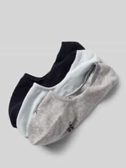 CK Calvin Klein Sokken met logostitching in een set van 3 paar model 'Footie'