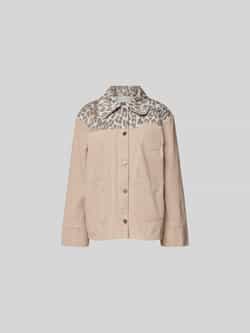 Cordjack met dierenprint