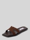 Steve Madden Slipper aus echtem Leder Modell 'Sofia' Dunkelbraun