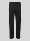 BOSS Orange Slim fit chino met Franse steekzakken Zwart