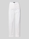 Marc Cain Straight Leg Jeans mit Eingrifftaschen Weiss