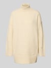 VERO MODA Relaxed Fit Rollkragenpullover mit Woll-Anteil Modell 'AQUARIUS' Ecru