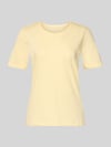 Christian Berg Woman T-Shirt mit Rundhalsausschnitt Pastellgelb