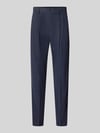 Lindbergh Straight Fit Stoffhose mit Baumwoll-Anteil Marine
