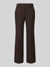 Selected Weite Hose aus Viskose-Mix Modell 'RITA' Dunkelbraun