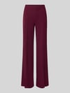 Rinascimento Flared Fit Stoffhose mit Bügelfalten Bordeaux