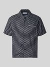 Lacoste Relaxed Fit Freizeithemd aus Baumwoll-Mix Modell 'Tennisco' Marine