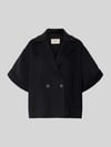 Weekend Max Mara Regular Fit Kurzmantel aus reiner Schurwolle Modell 'NEO' Black