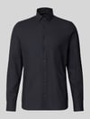 OLYMP Level 5 Slim fit zakelijk overhemd met stretch Zwart