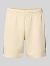 ONLY & SONS Regular Fit Sweatshorts mit elastischem Bund Modell 'RIBER' Offwhite