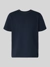 Selected krój regular fit t-shirt z czystej bawełny model 'COOPER' Granatowy