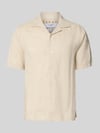 MARKUP modern fit vrijetijdsoverhemd van linnen model 'CAMICIA' Zand