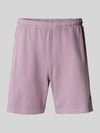 Mazine Regular Fit Sweatshorts mit Label-Detail Altrosa