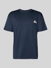 Quiksilver T-Shirt mit Rundhalsausschnitt und Logo Marine