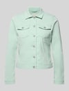 Tom Tailor regular fit jeansjack van katoenmix Mintgroen