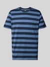 Christian Berg Men Regular Fit T-Shirt mit Logo-Stitching Dunkelblau