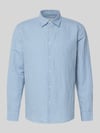 Selected Regular Fit Freizeithemd aus Leinen-Baumwoll-Mix Modell 'CLAY LINENBLEND' Hellblau
